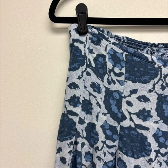 Free People Lady Lady Printed Pants Wide Leg Flowy Cropped Pockets - Picture 4 of 13